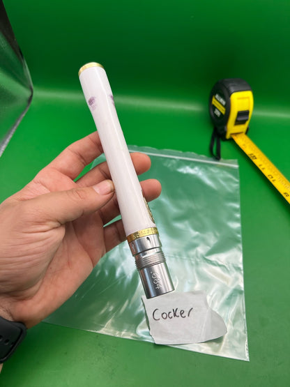 Dye Boomstick Barrel Back White Gold AC Autococker Thread .684 Bore