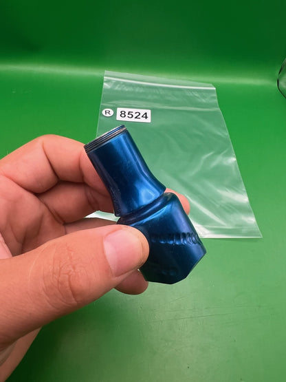 Smart Parts Impulse High Rise Feedneck Blue Anodized Aluminum Twist Lock
