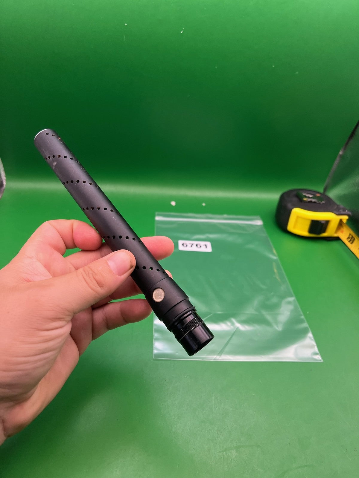 Black Freak Tip 12 Inch - used paintball barrel tip - black