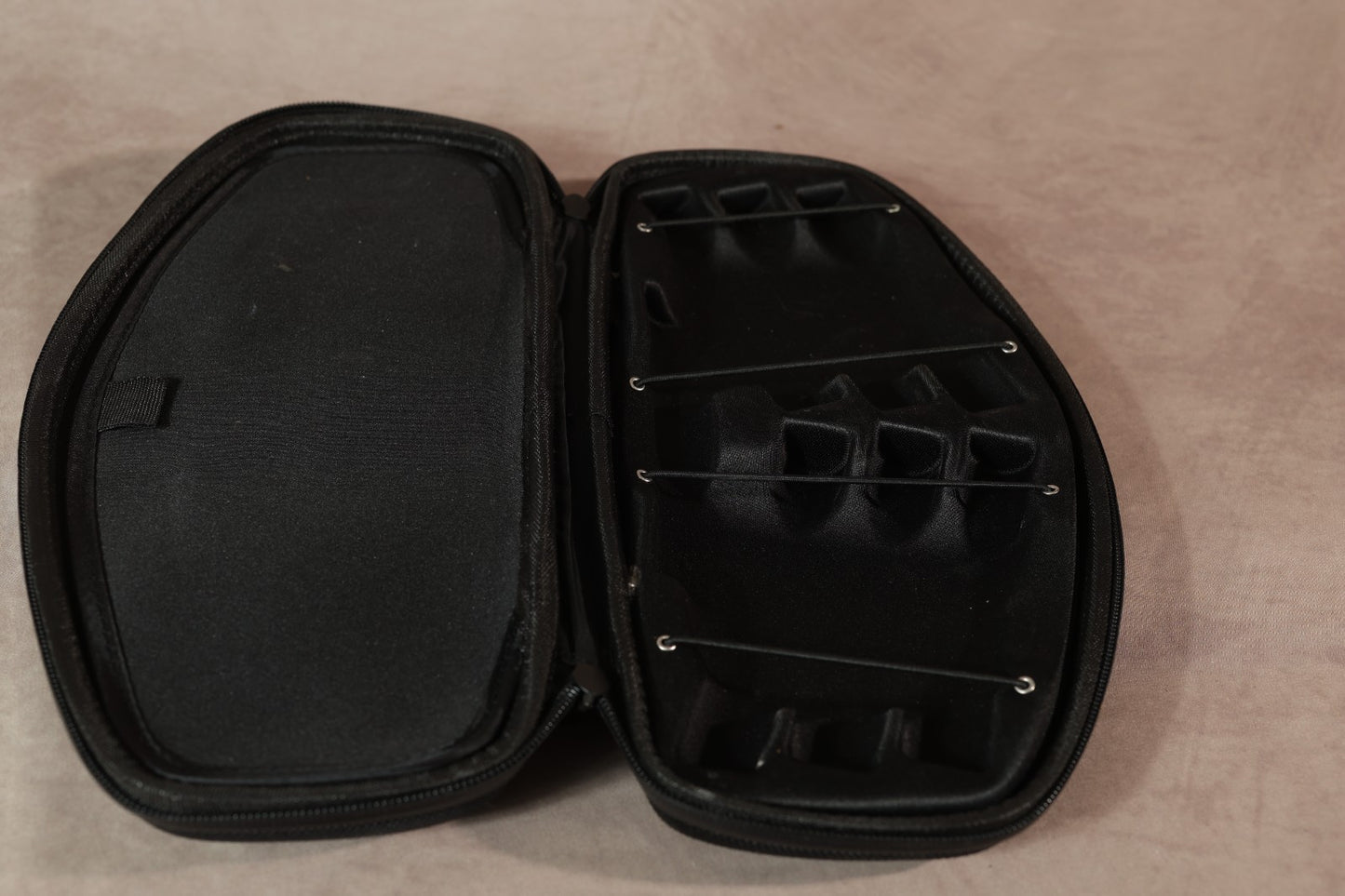 Freak Paintball Barrel Kit Hard Carrying Case Black Lot of 2 Storage Zipper