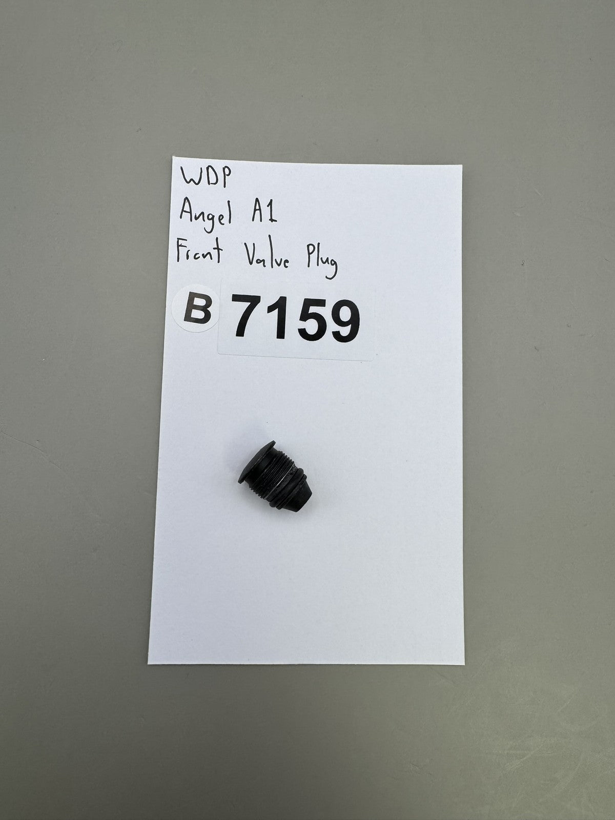 WDP Angel A1 Front Valve Plug Black