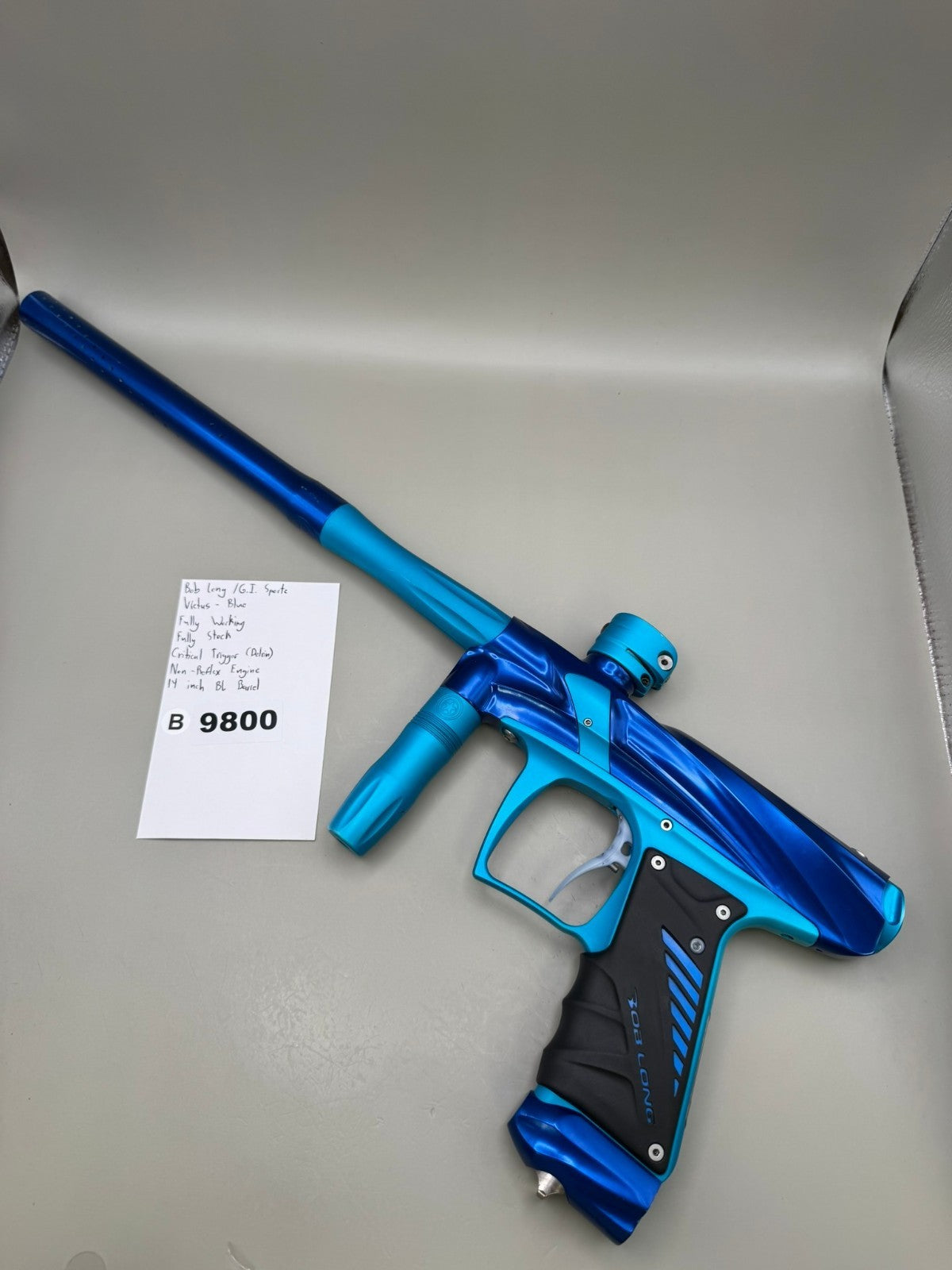 Bob Long / G.I Sportz Victus - Blue - Paintball Marker Fully Working
