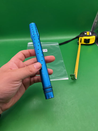 Blue Freak Tip - used paintball barrel tip - blue anno