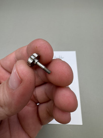 Bob Long 2K2 2K5 Intimidator CCM Eye Cover Screws Silver Aluminum