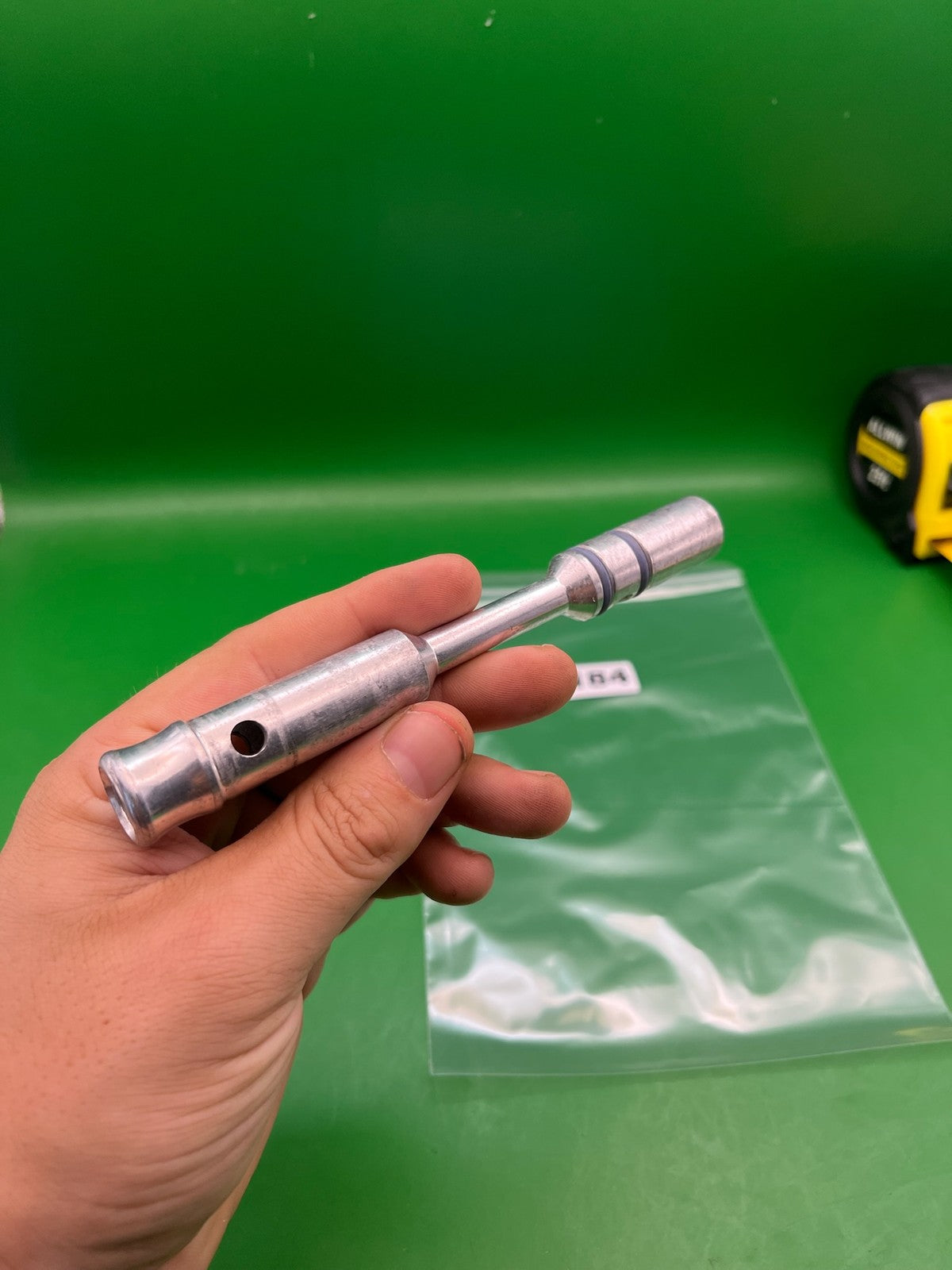 Autococker Bolt - used paintball bolt - silver