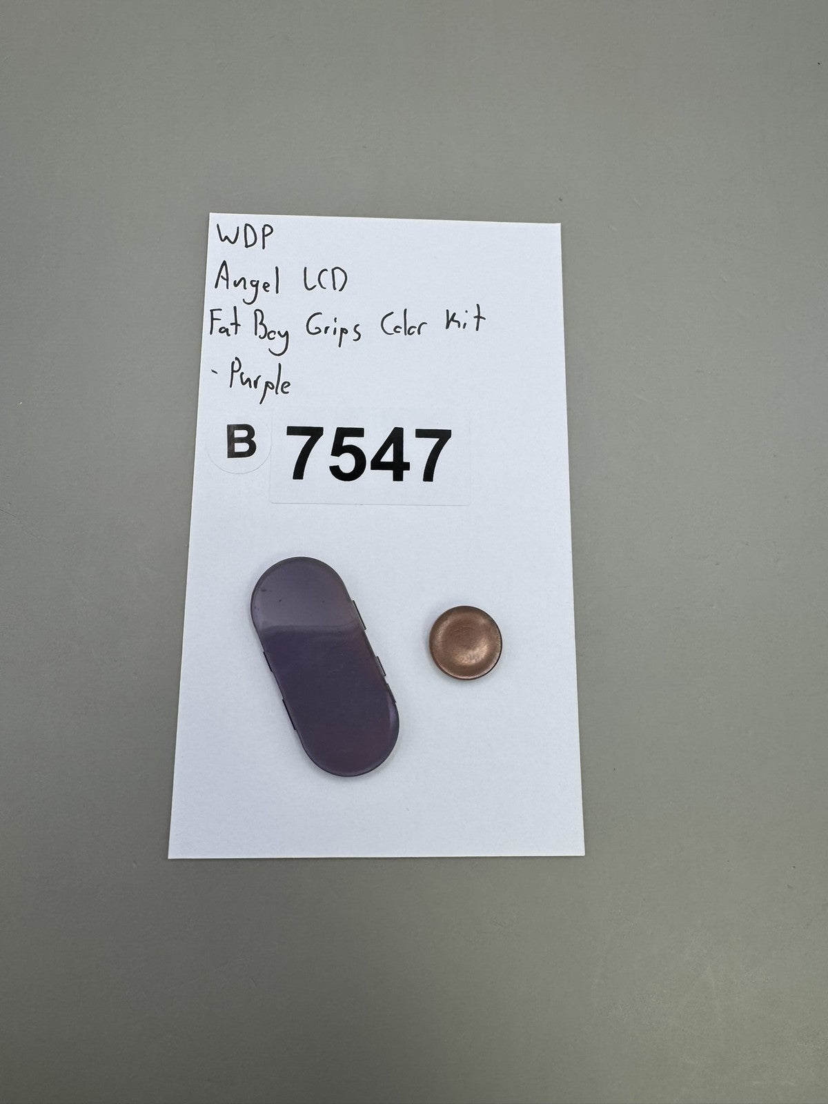 WDP Angel LCD Fat Boy Grips Color Kit Purple