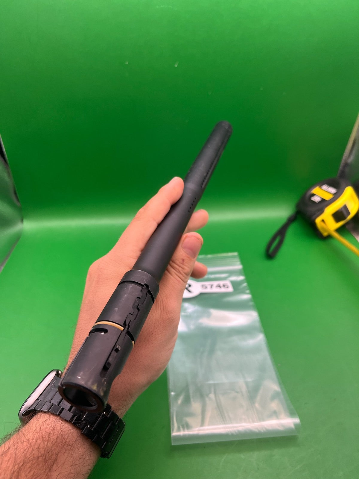 J&J Automag 14" .685 Black Barrel - used paintball barrel - black