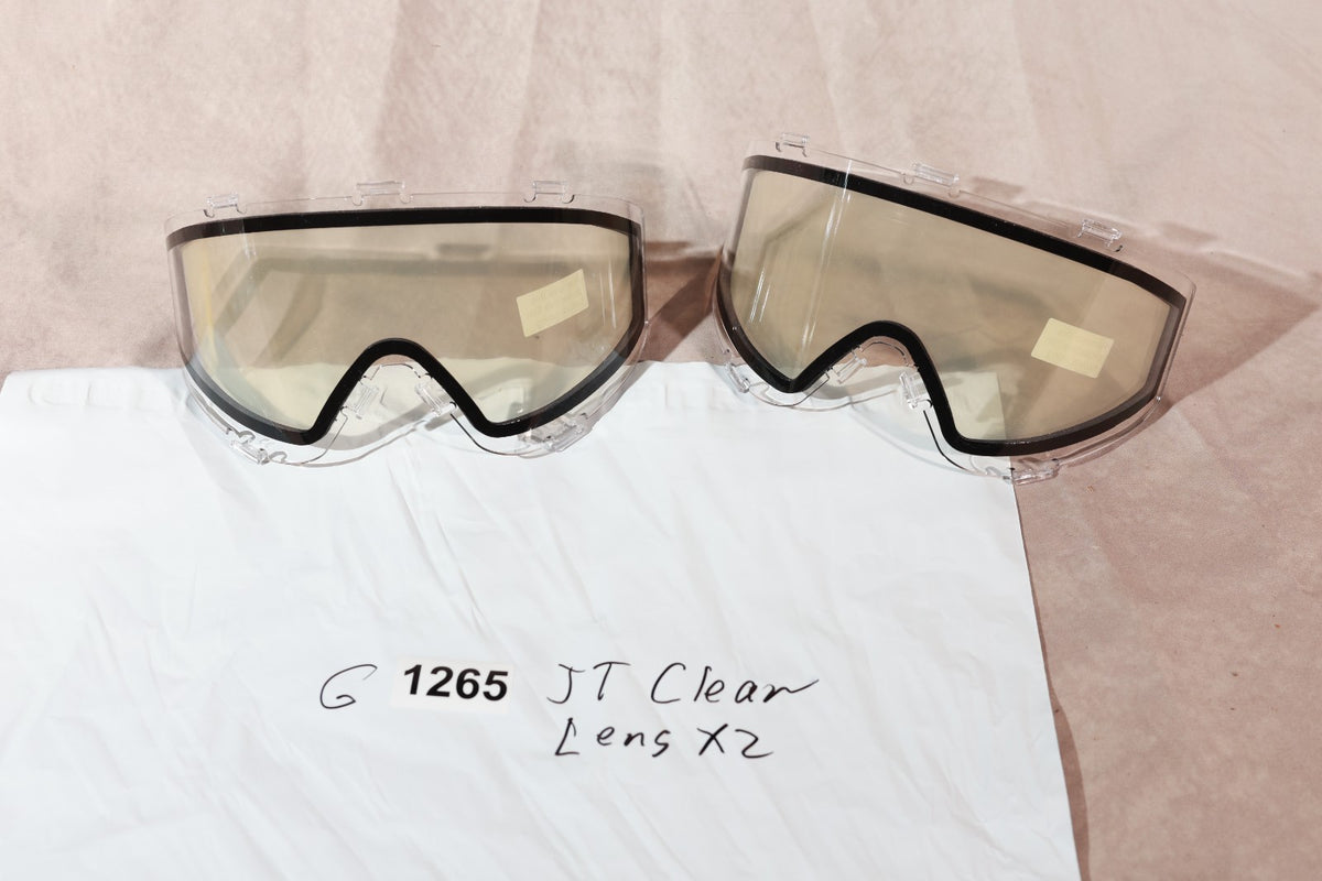 JT Paintball Mask Clear Replacement Lens Lot of 2 Thermal Goggle Spectra