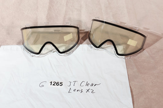 JT Paintball Mask Clear Replacement Lens Lot of 2 Thermal Goggle Spectra