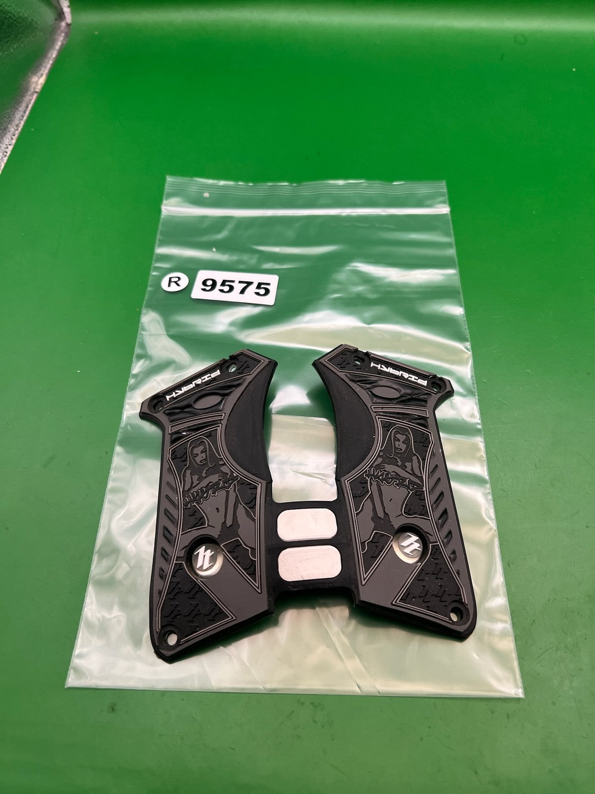 Proto Dye PM6 Hybrid Hitman Paintball Grip Panels Black Marker Grips