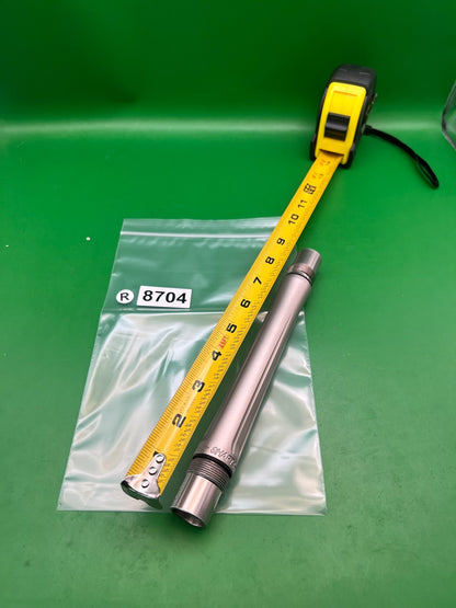 Planet Eclipse Shaft 4 Barrel Back Satin Silver .689 Bore AC Thread ~8"