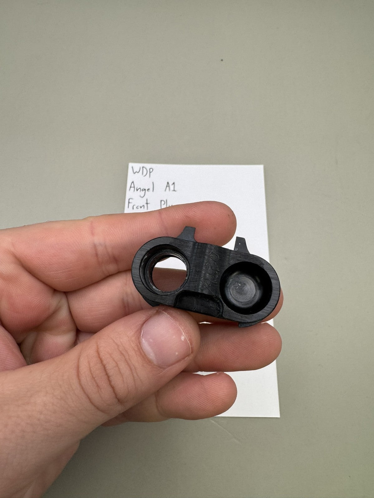 WDP Angel A1 Front Plug Black