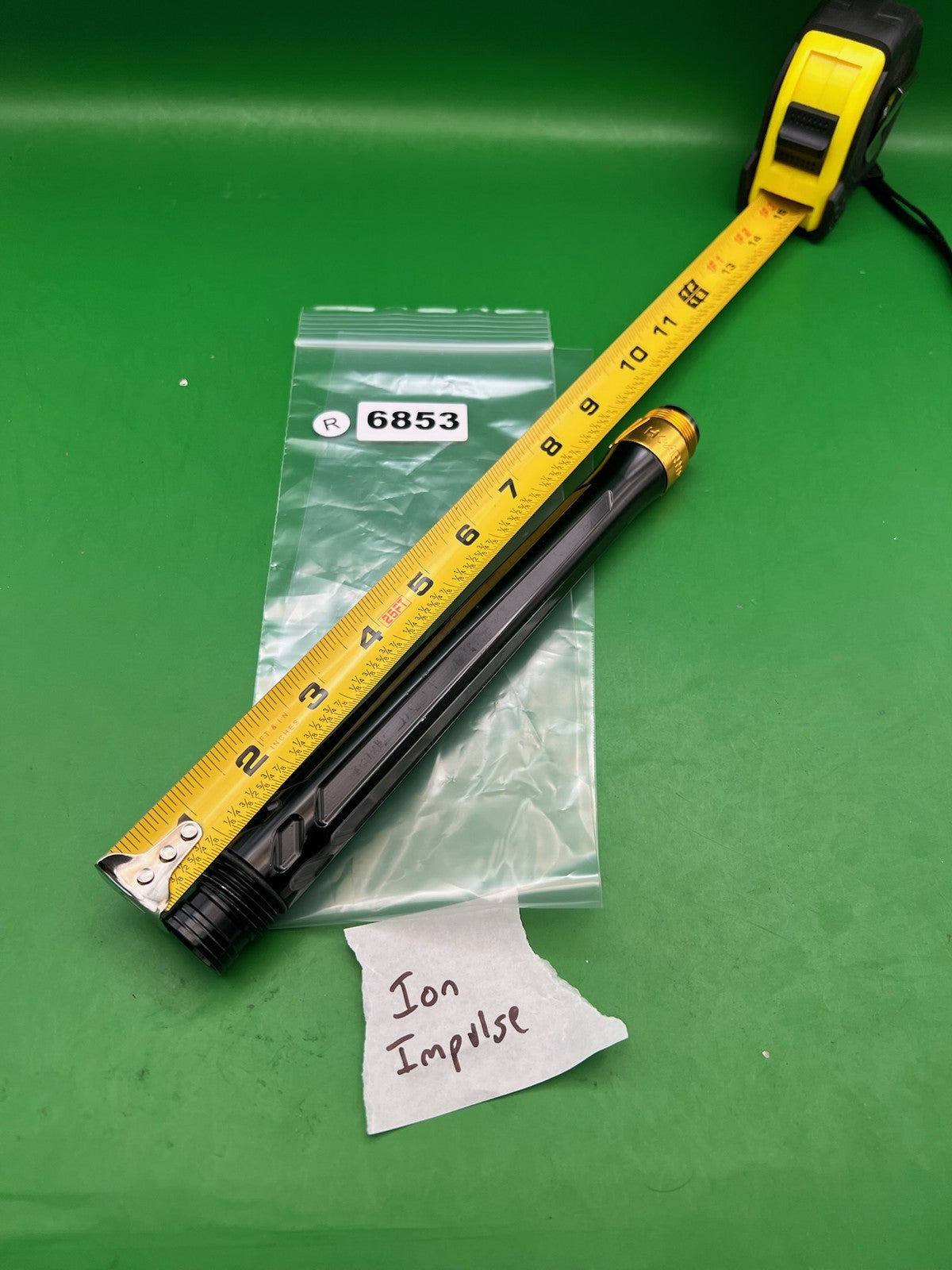 Smart Parts Ion Impulse Barrel Back Black Gold .685 HK Army Back