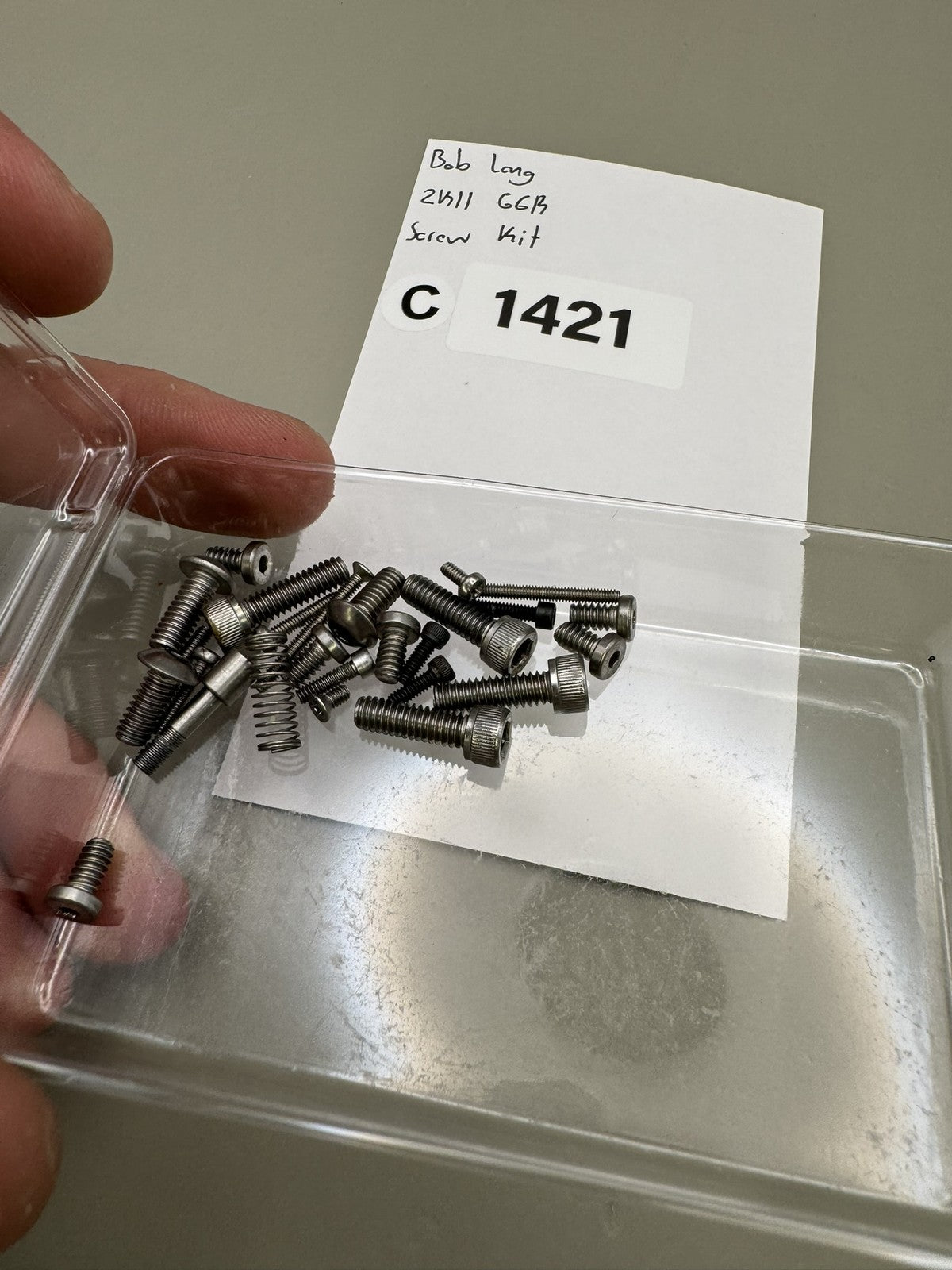 Bob Long 2k11 GGB Screw Kit