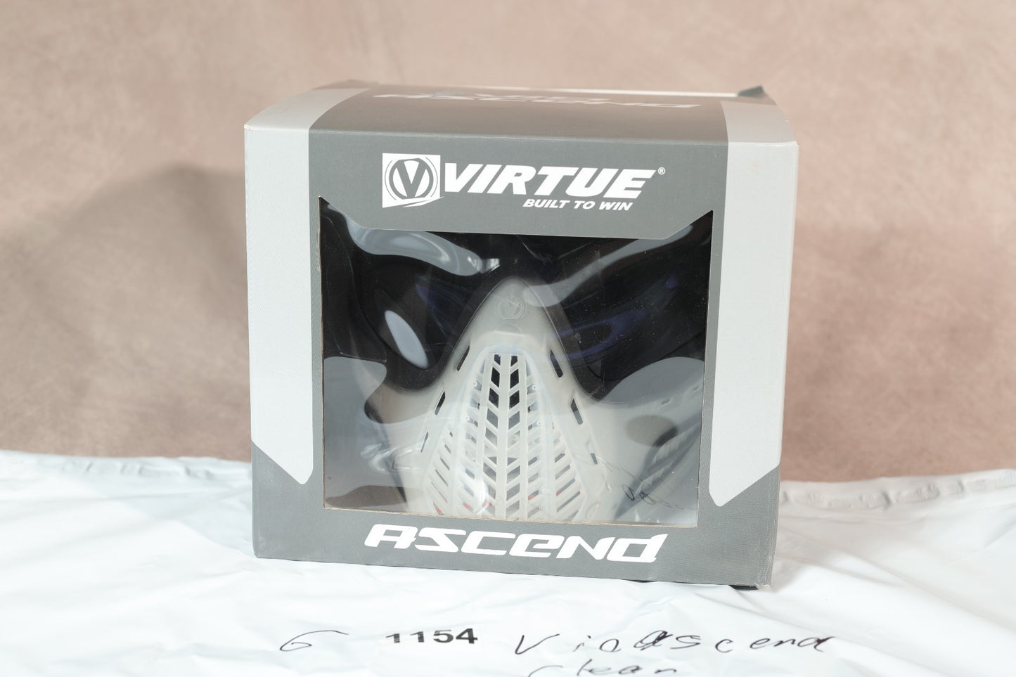 Virtue VIO Ascend Paintball Mask Goggle White Black New In Box