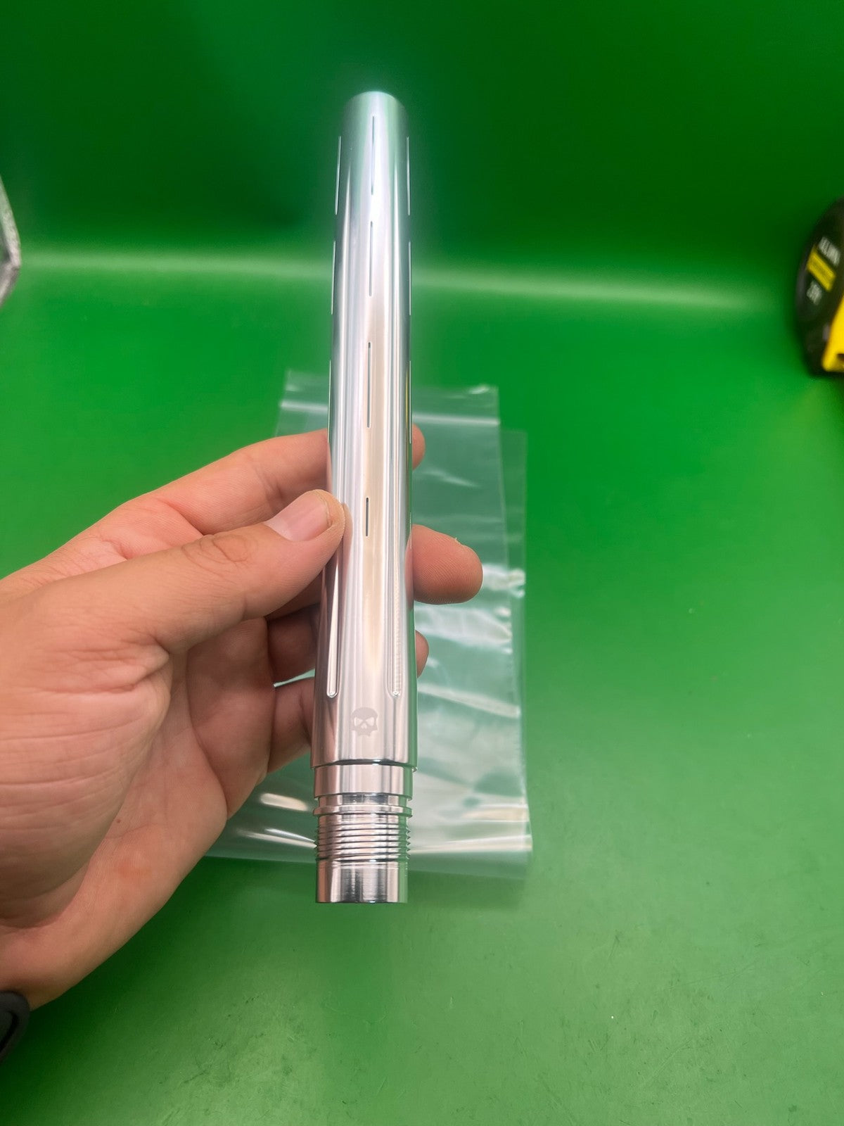 Planet Eclipse Shaft Pro 14" Barrel Tip Silver Dust Aluminum Ported