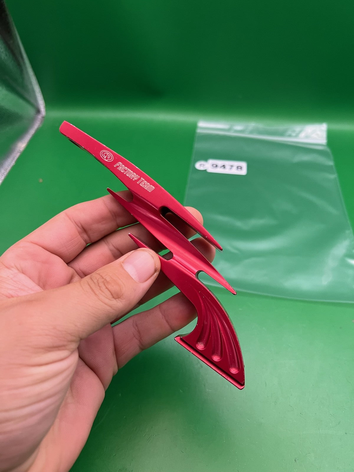 CP Custom Products Factory Team ASA Rail Drop Forward Gloss Red Anodized
