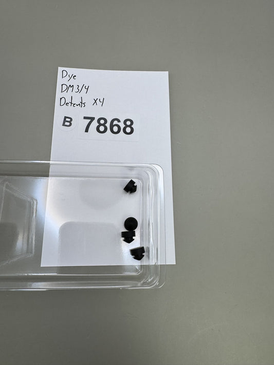 Dye DM3 DM4 Detents Black Set of 4