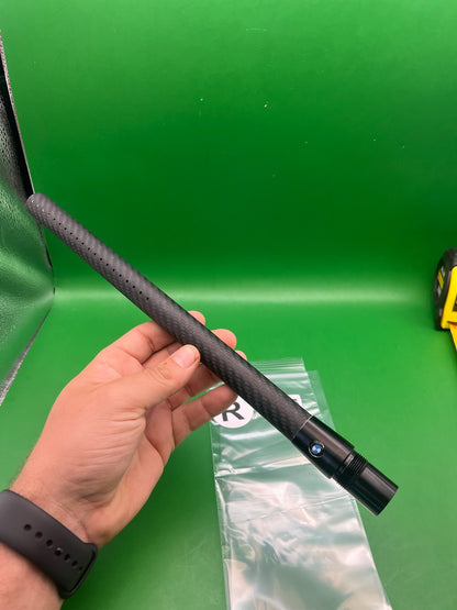 Deadly Wind Fibur Carbon Fiber Barrel Back 14" Black - used paintball barrel back - black