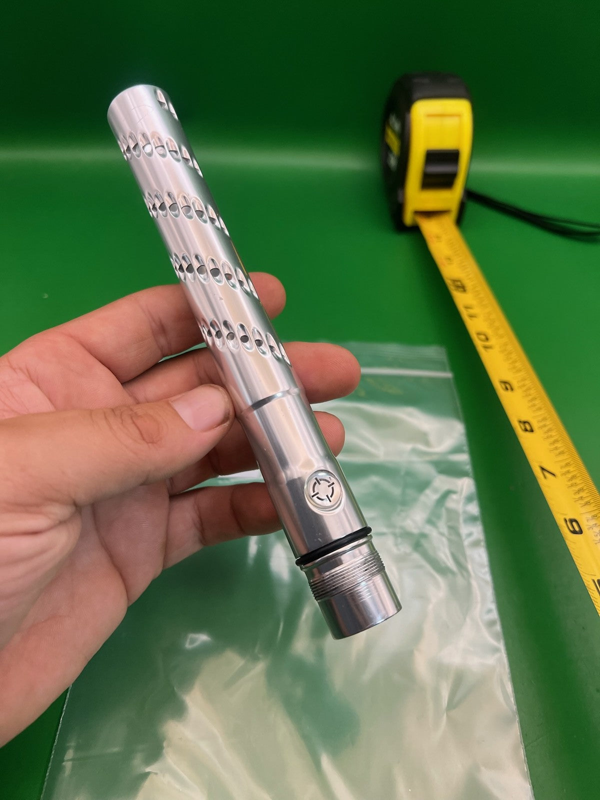 Smart Parts Freak Teardrop Barrel Tip 12 Inch Silver Aluminum Progressive