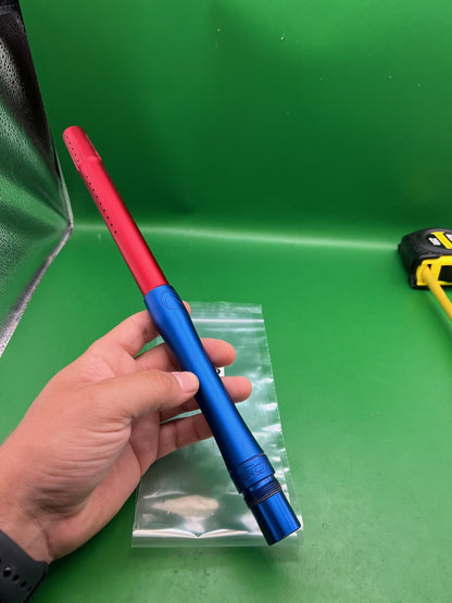 Dye Ultralite (UL) Paintball Barrel 14" 0.685 AC Thread - Blue/Red