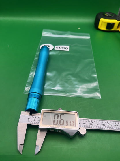 Proto Autococker Barrel Back Blue 687 Bore AC Thread 6in Aluminum