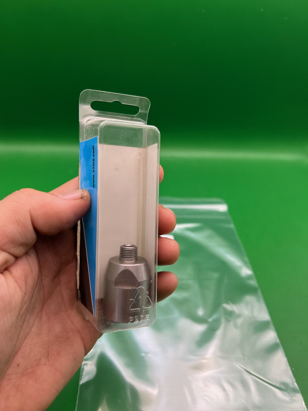 32 Degrees Vertical Adapter Silver - Autococker Compatible - used paintball vertical adapter - silver