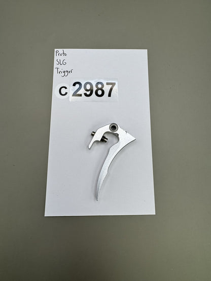 Proto SLG Trigger Silver Aluminum Paintball Part