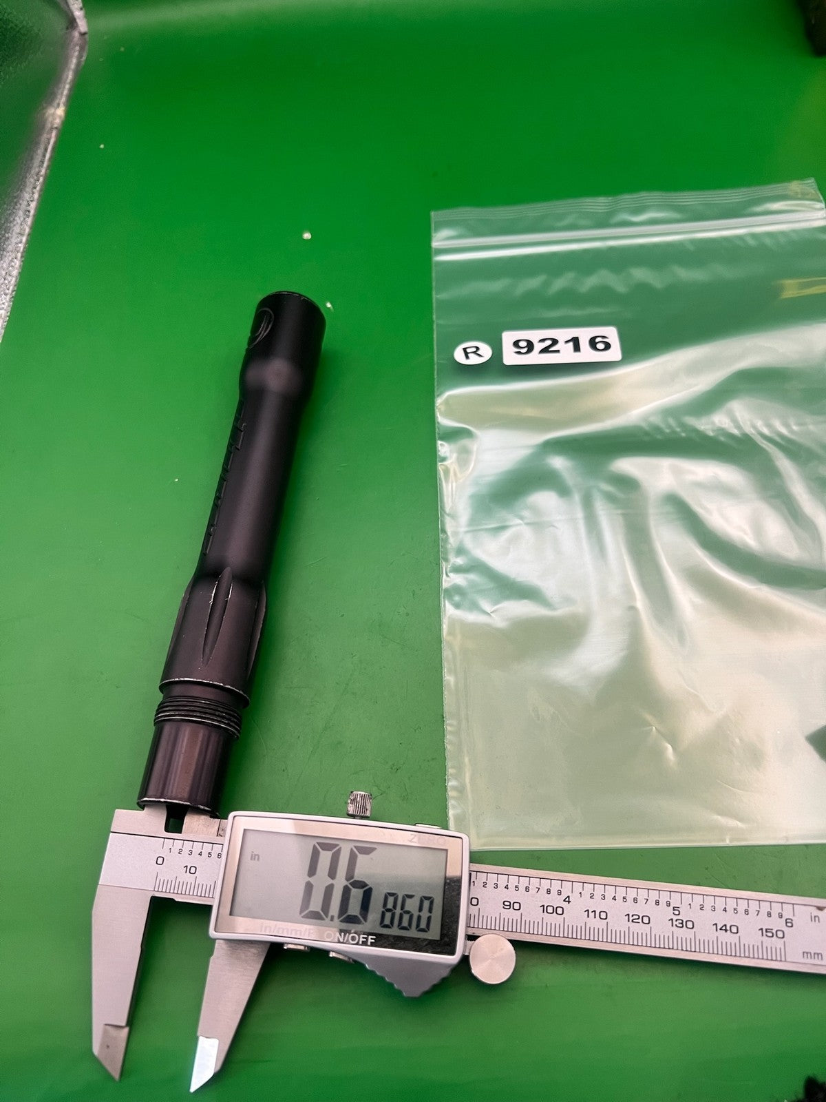 Dye UL Ultralite Barrel Back Autococker Thread .688 Bore Dust Black 6"