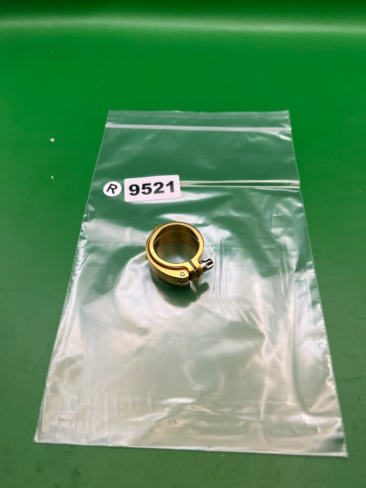WDP Angel A1 Feedneck Collar Clamp Gold Anodized Aluminum Twist Lock