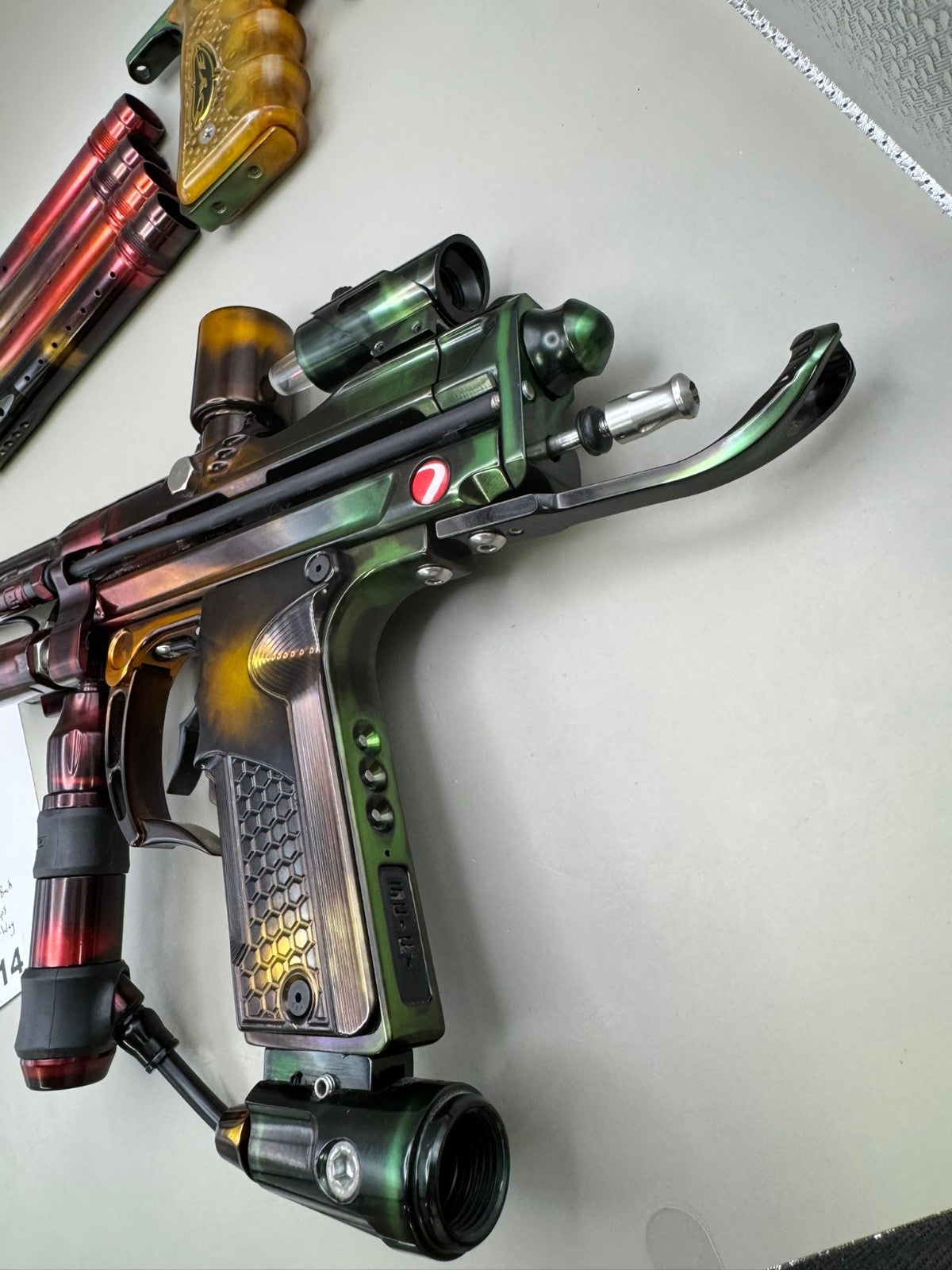 Dye Ultralight E-Blade Autococker - Rasta - Paintball Marker Fully Working