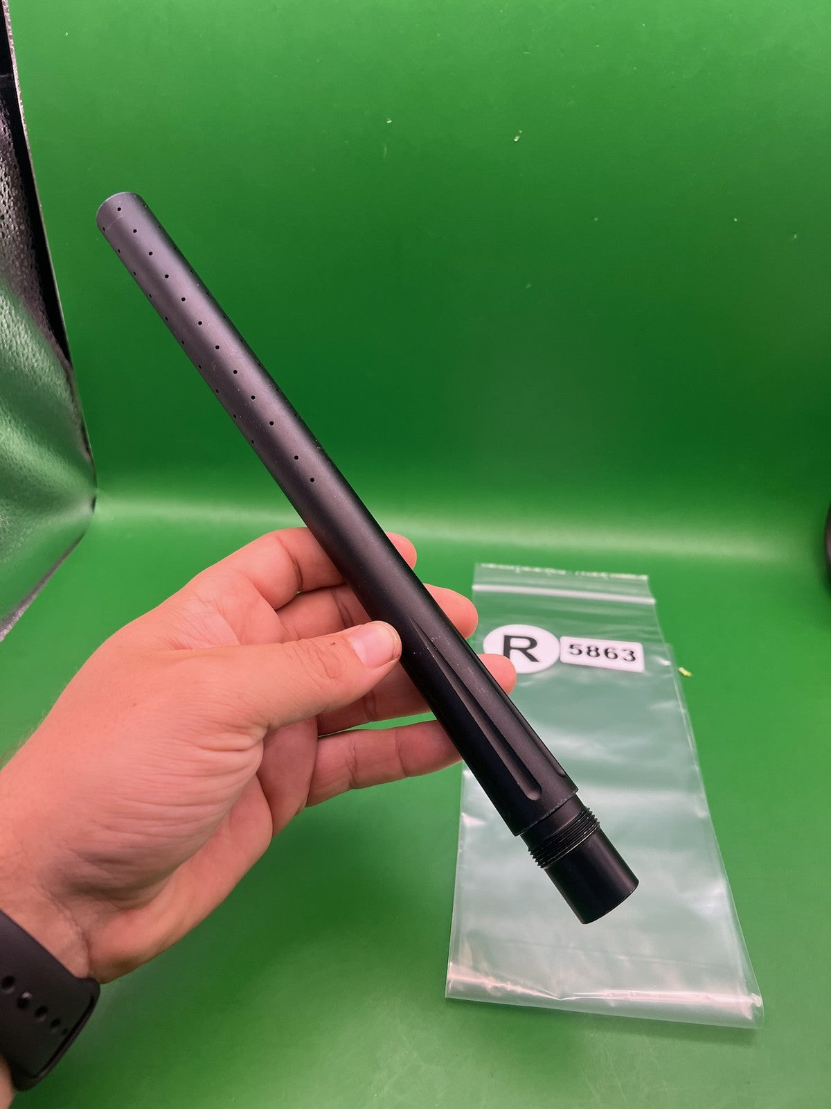 Stock Empire Autococker Barrel .692 Black - used paintball barrel - black