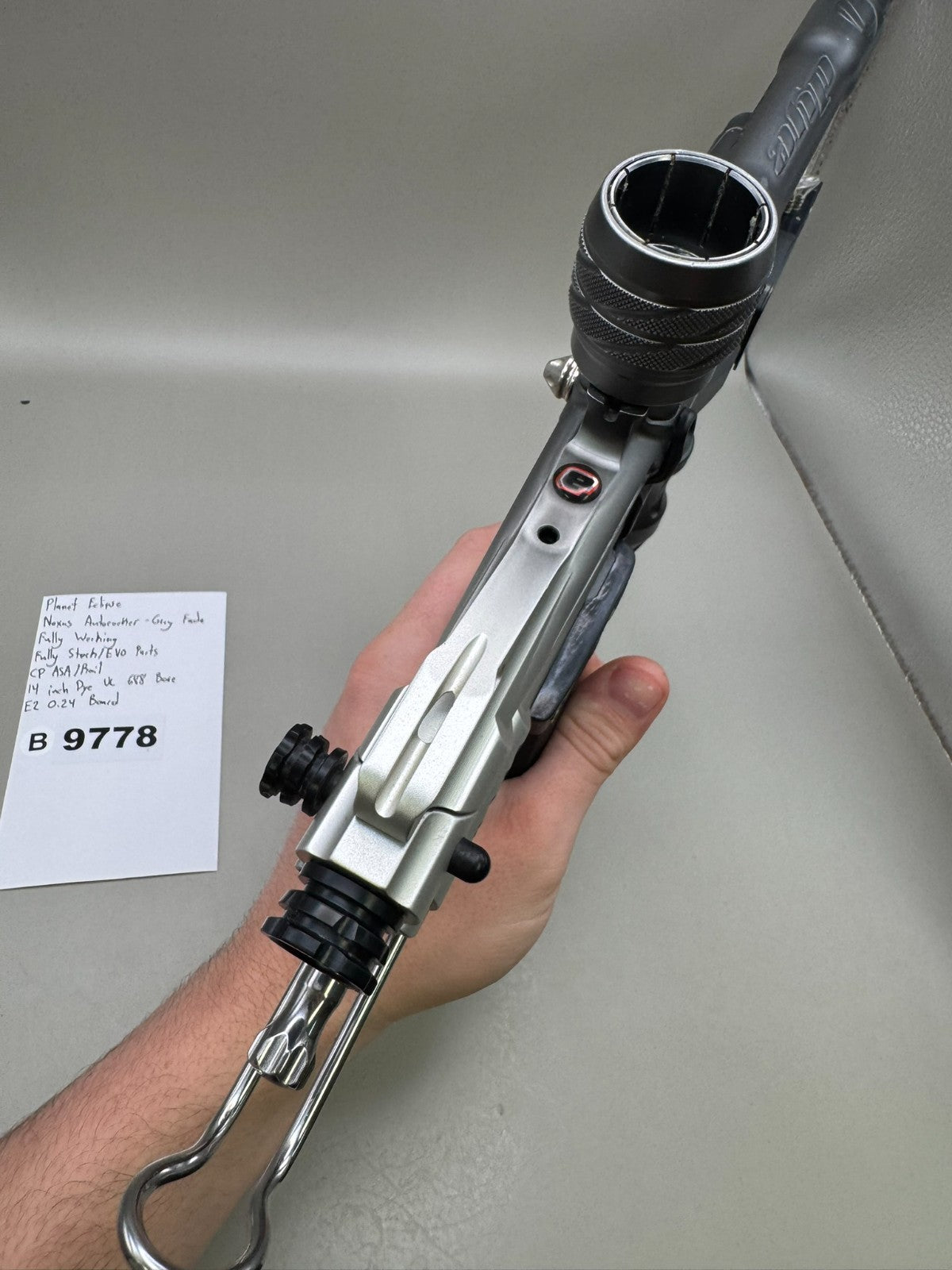 Planet Eclipse Nexus Autococker - Grey Fade - Paintball Marker Fully Working