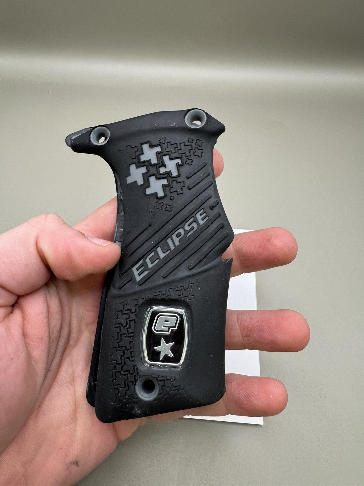 Planet Eclipse Ego 9 Grips Black Rubber Paintball Marker