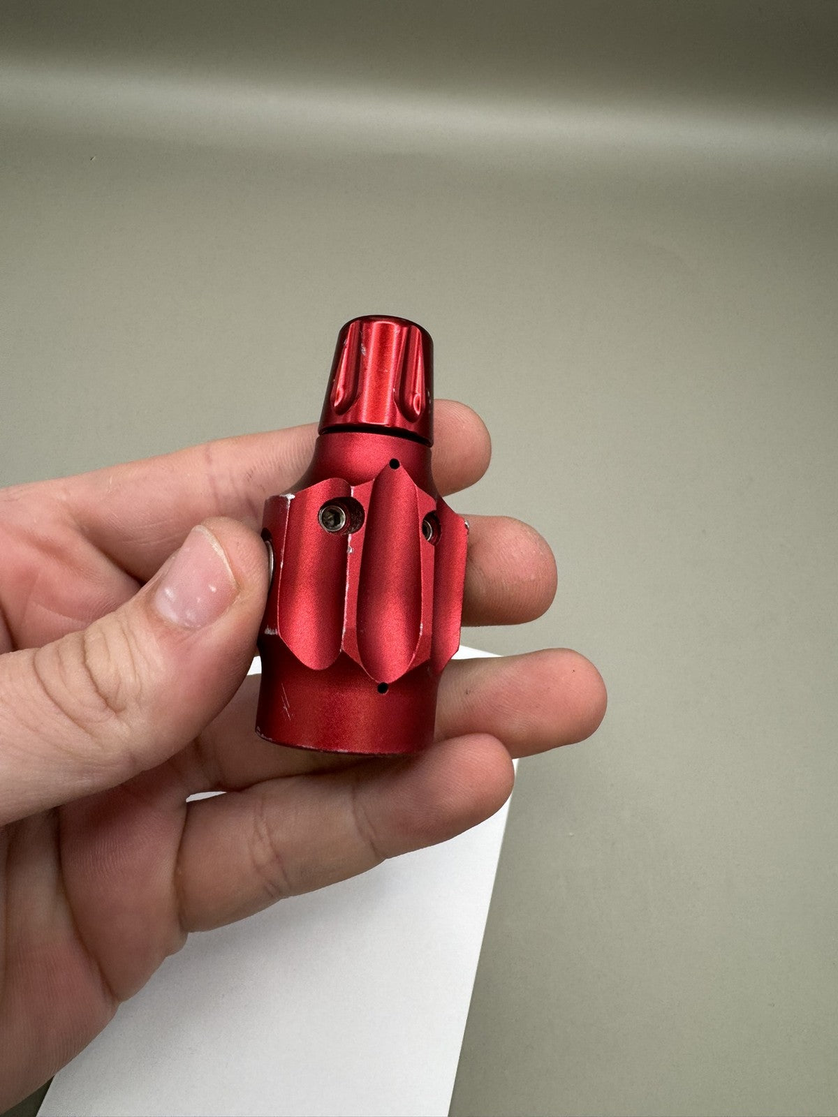 Planet Eclipse ASA Red Aluminum Paintball On/Off
