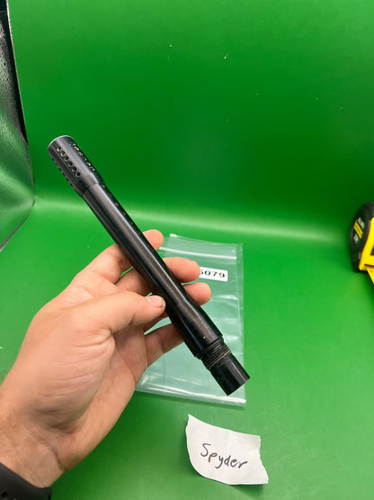 Spyder Barrel 9" .680 Black - used paintball barrel - black