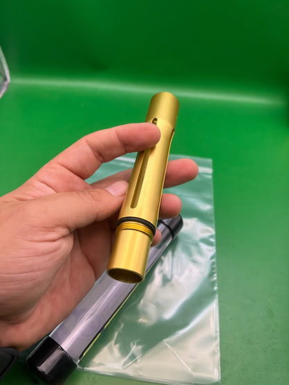 Infamous Silencio FXL Autococker Barrel Back Dust Gold AC Thread