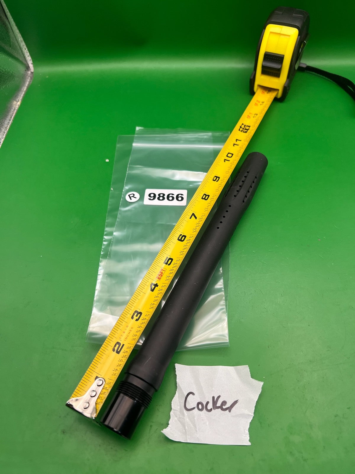 Autococker Barrel Black 0.688 12in AC Thread