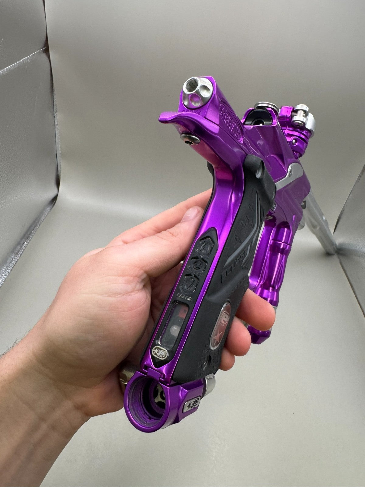 Planet Eclipse Ego 8 PEV's - Purple/Silver - Paintball Marker Fully Working