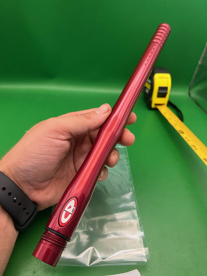 CP Custom Products 14in Paintball Barrel 689 Bore Ion Thread Red Anodized