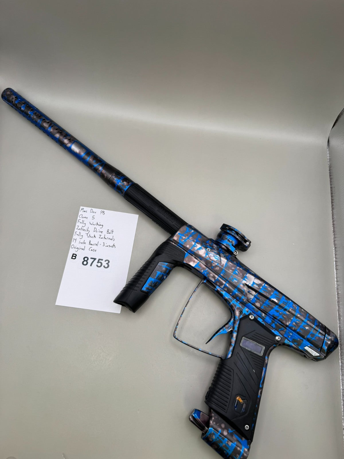 Mac Dev PB Clone 5  - Paintball Marker Fully Working