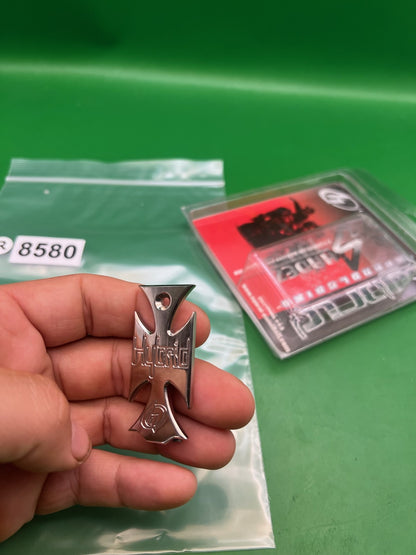 Hybrid Technologies Iron Cross Eye Cover Silver Alloy E Oracle Quest Electronic