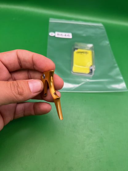 Infamous Luxe Deuce Haptic Trigger IDOL Gold Anodized Aluminum Paintball