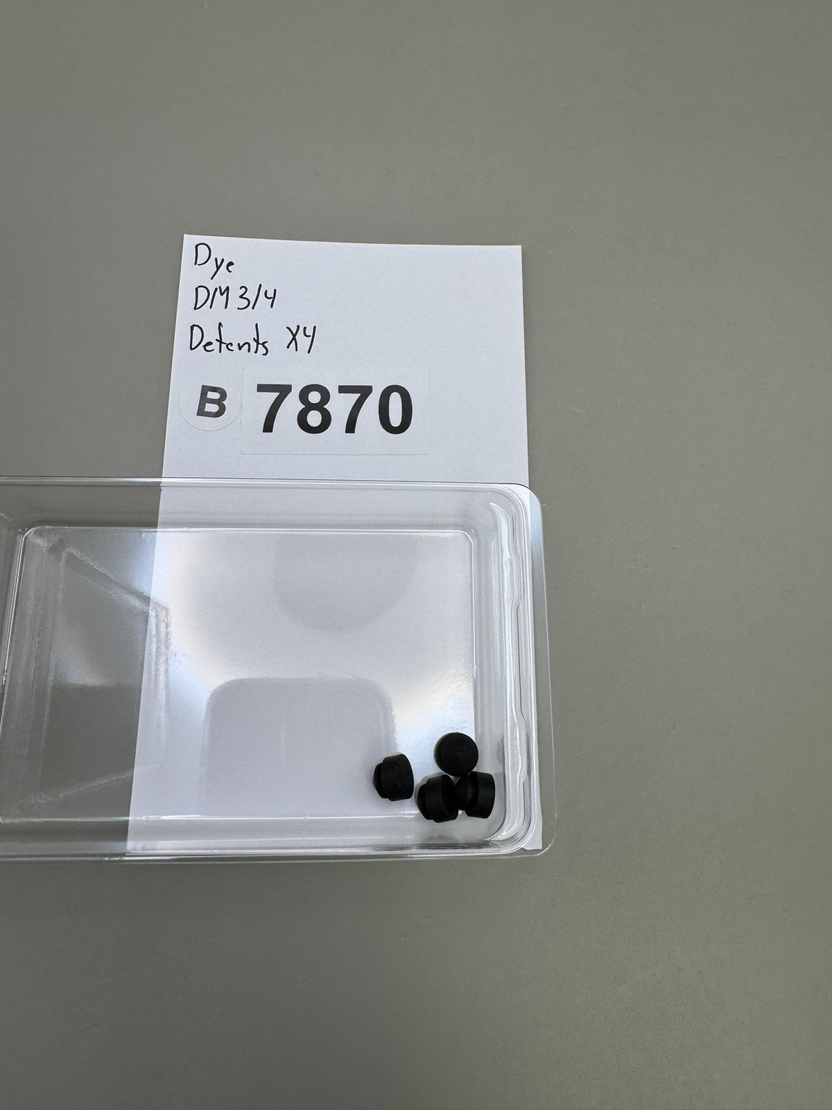 Dye DM3 DM4 Ball Detents Black Set of 4