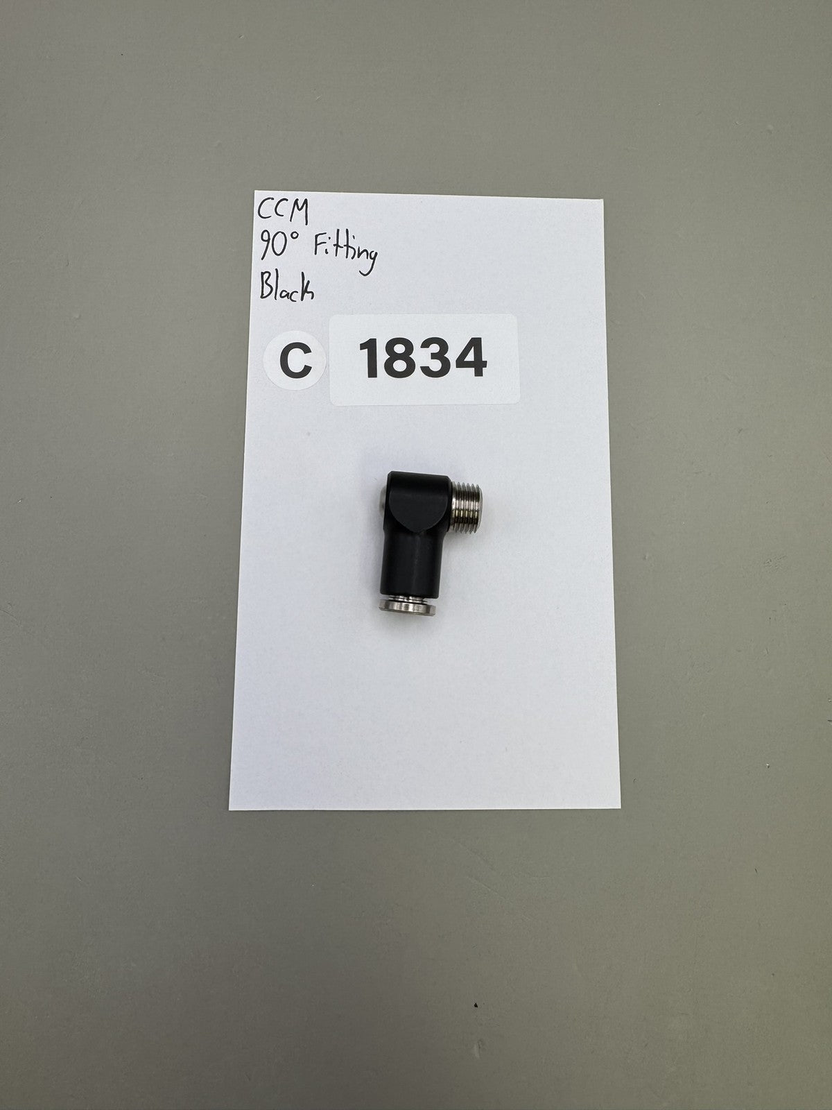 CCM 90Â° Fitting Black