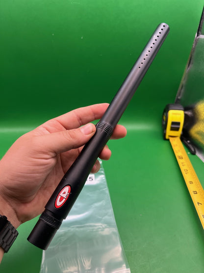 CP Custom Products One Piece Barrel 14" Black - used paintball barrel - black