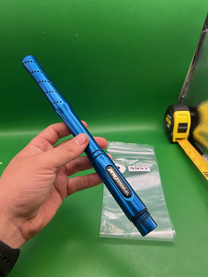 ION LUXE Smart Parts Progressive Barrel 12" .692 Blue - used paintball barrel - blue anno