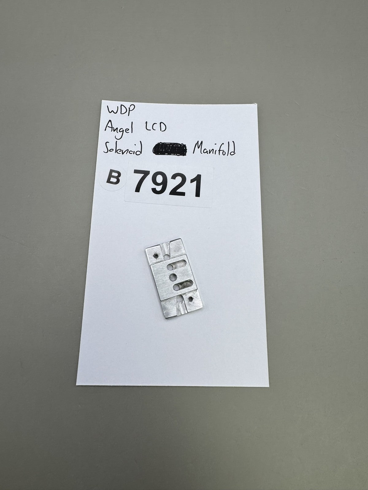 WDP Angel LCD Solenoid Manifold Silver