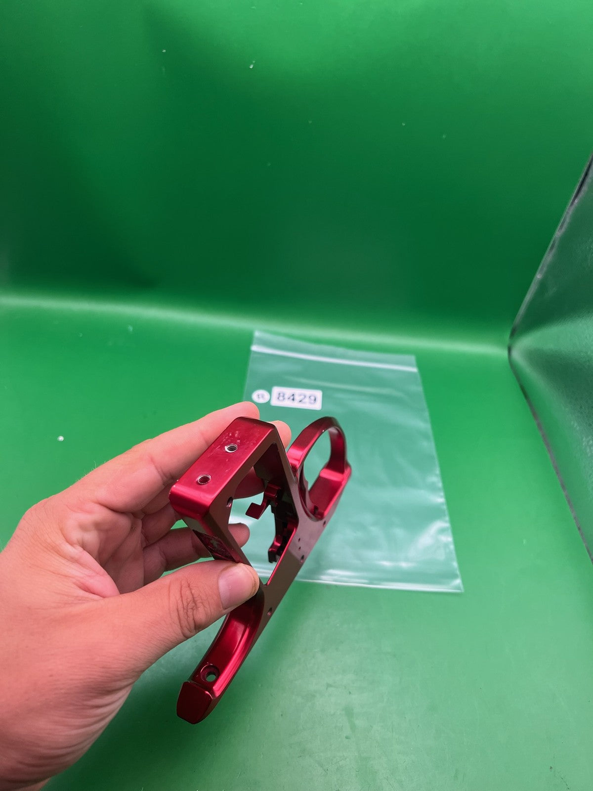 Dye DM4 Trigger Frame Red Anodized Aluminum Matrix E-Frame