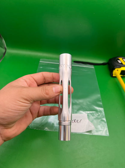 Smart Parts Freak XL Barrel Back AC Autococker Thread Silver Aluminum ~5"